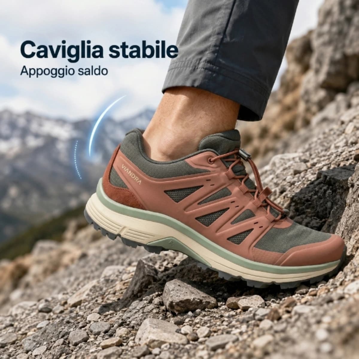 Caviglia stabile appoggio saldo